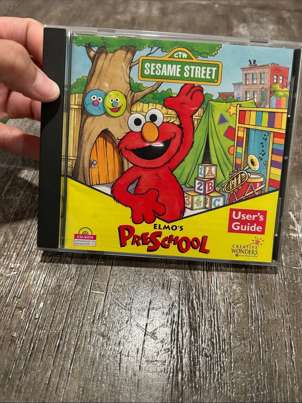 Sesame Street Elmo Preschool CD rom 1999